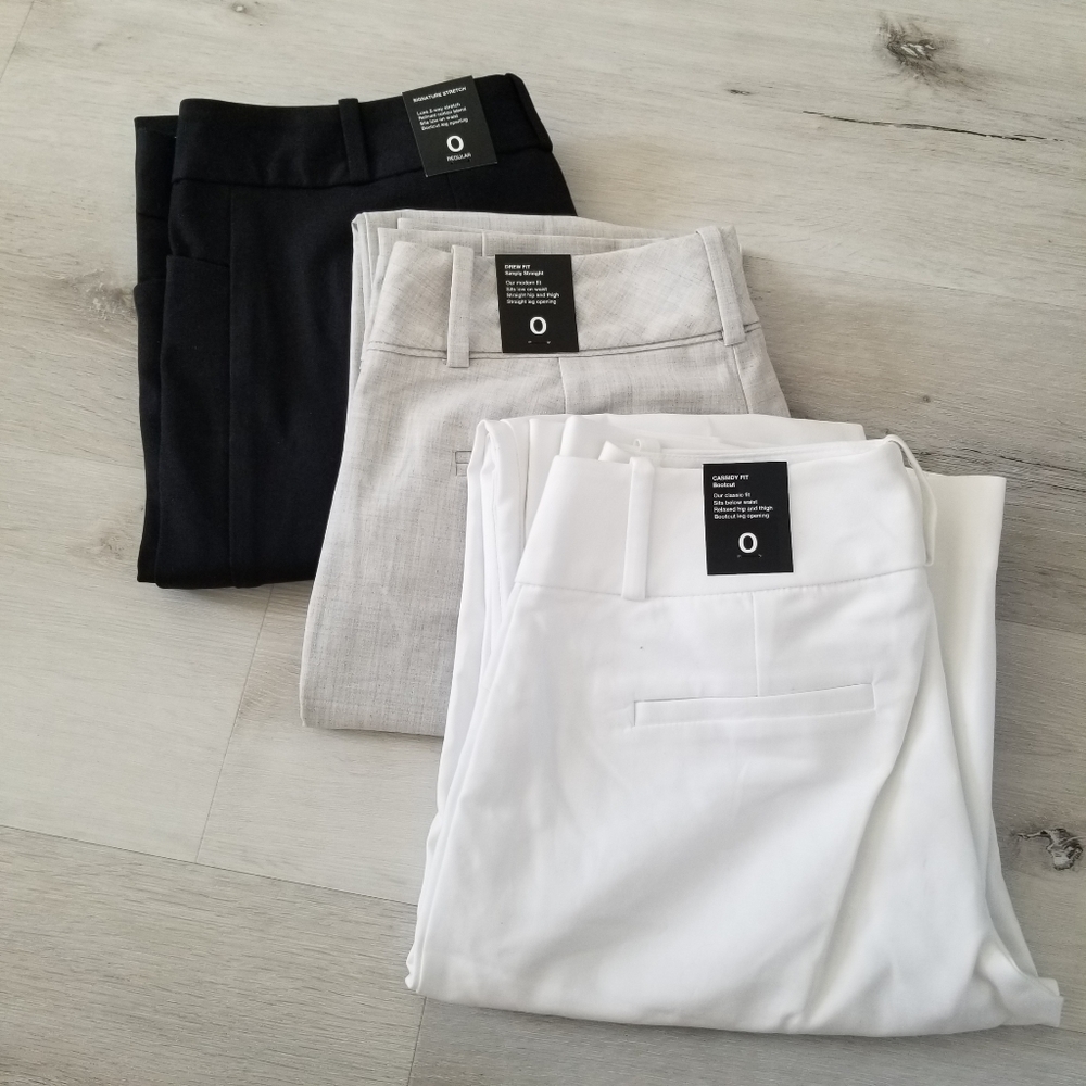 The Limited NWT pack of 3 dress pants size 0